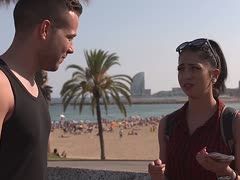 Spanierin vom Fremden gebumst