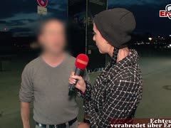 Die Deutsche Texas Patti beim Straßencasting